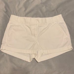 J.Crew white cotton broken-in chinos
